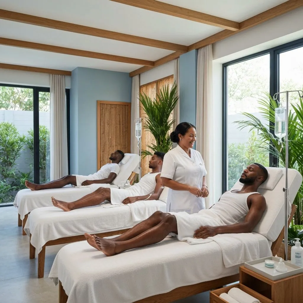 Luxury IV therapy experience